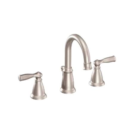 Moen Moen Banbury Brushed Nickel Bathroom Faucet 8-16 in. WS84924SRN